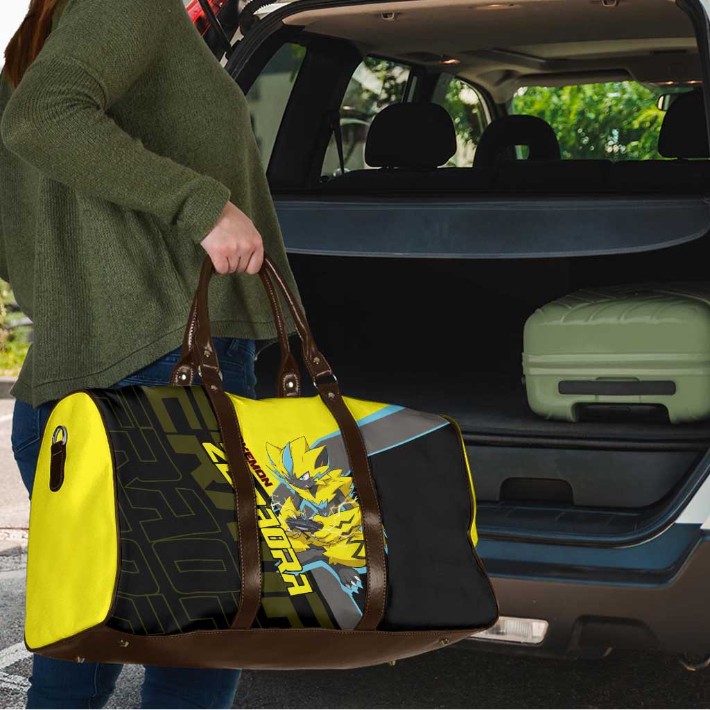 Zeraora Poké Travel Bag Electric Neon Anime Style