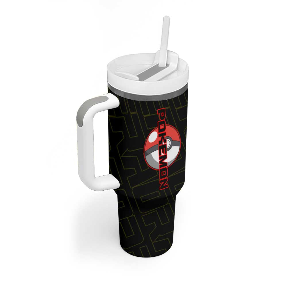 Zeraora Poké Tumbler With Handle Electric Neon Anime Style