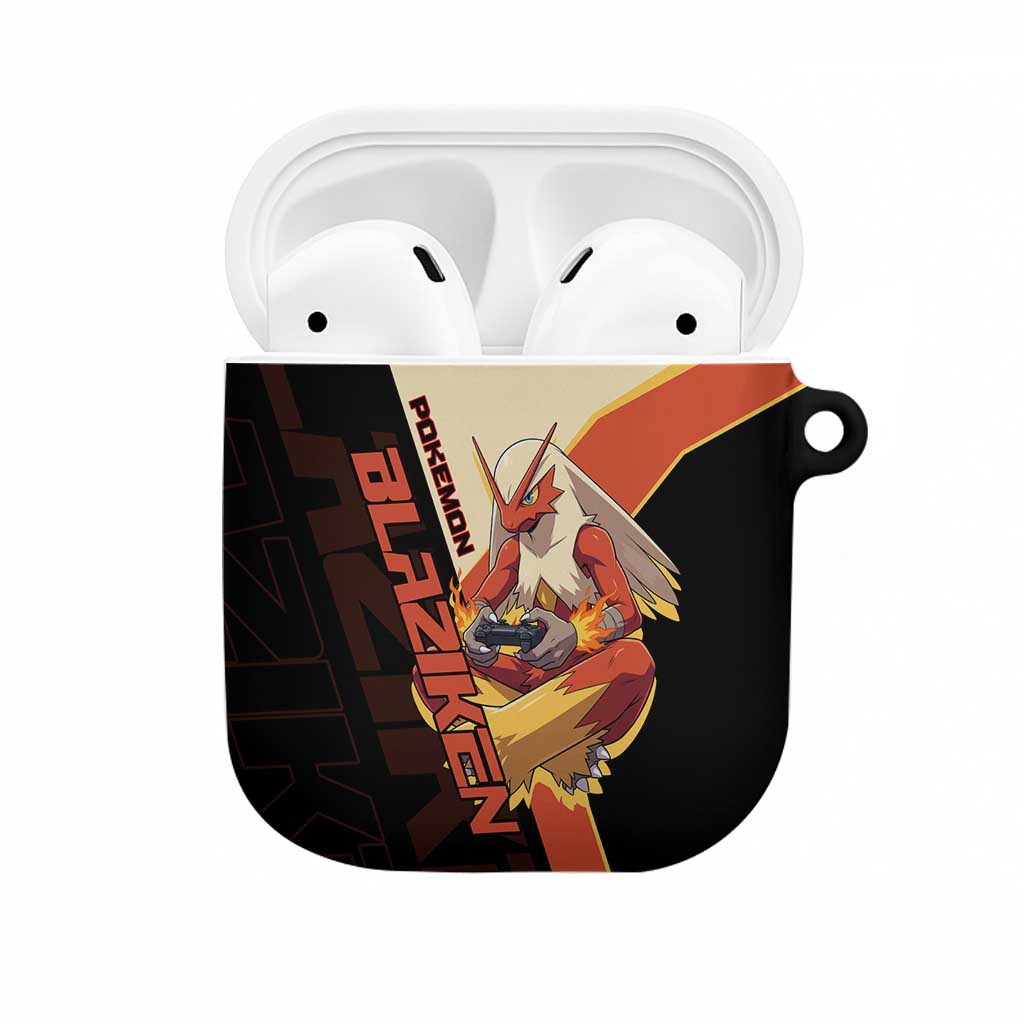 Blaziken Poké AirPods Case Retro Anime Vector Style