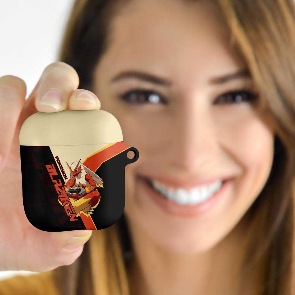 Blaziken Poké AirPods Case Retro Anime Vector Style