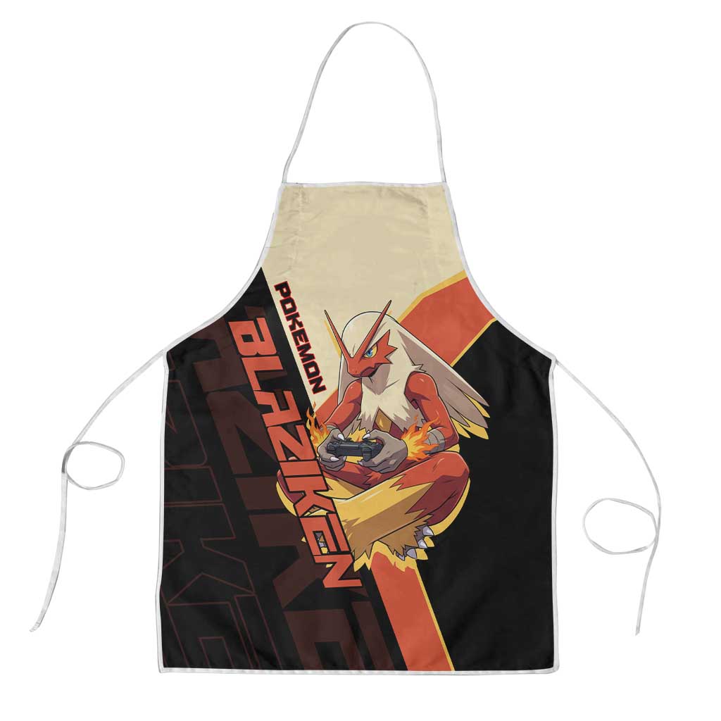 Blaziken Poké Apron Retro Anime Vector Style
