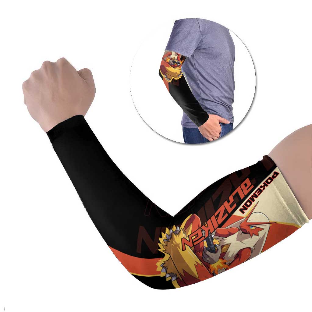 Blaziken Poké Arm Sleeves Retro Anime Vector Style