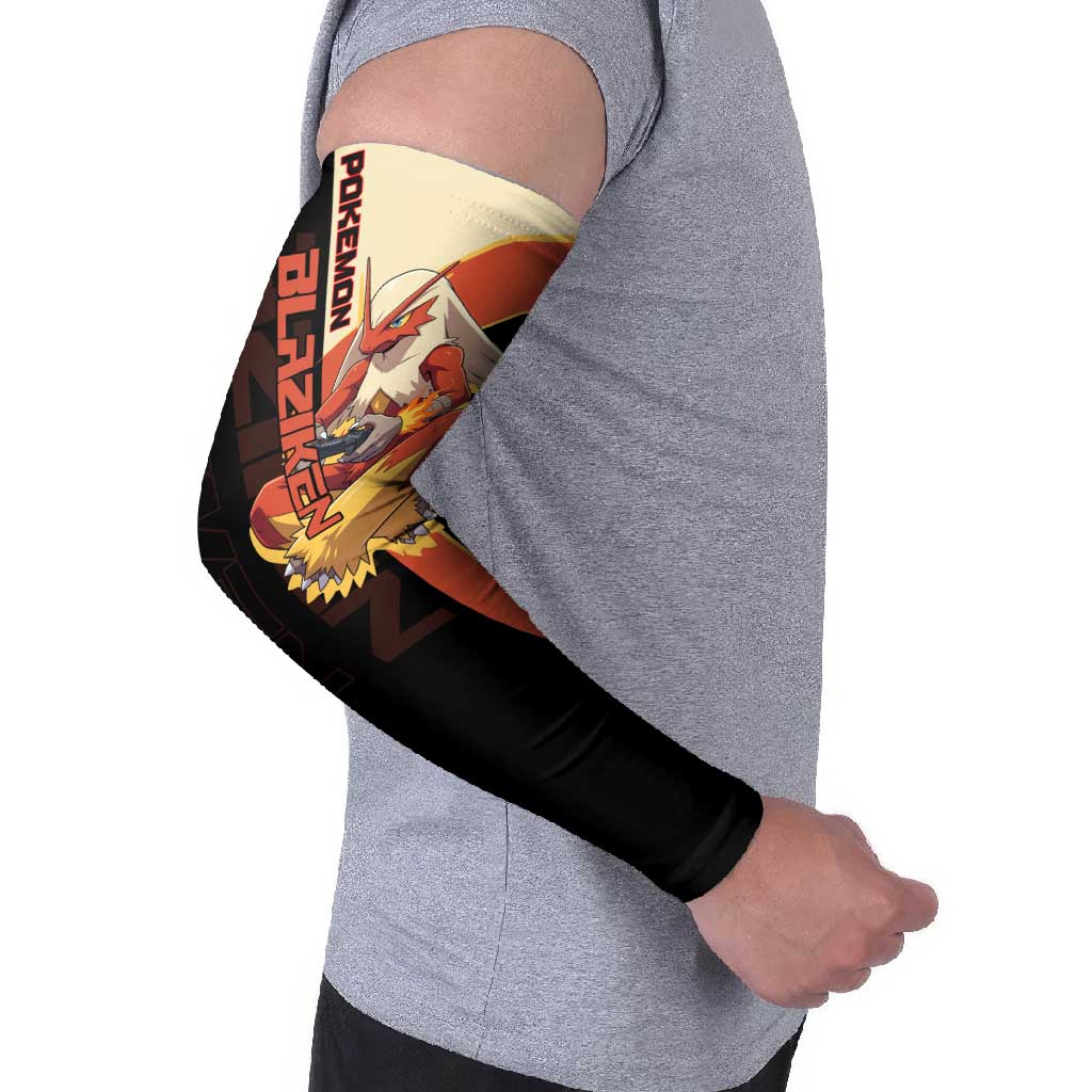Blaziken Poké Arm Sleeves Retro Anime Vector Style
