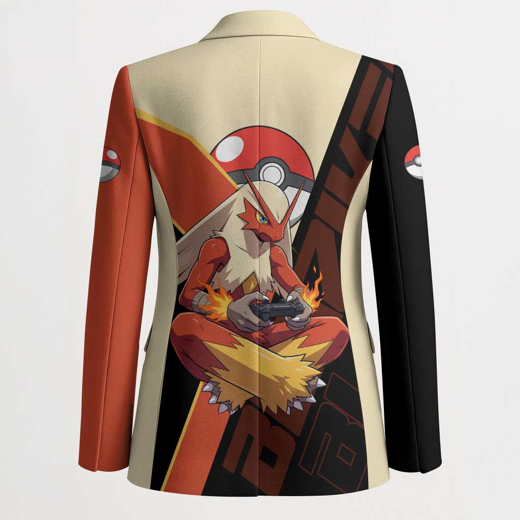 Blaziken Poké Blazer Retro Anime Vector Style