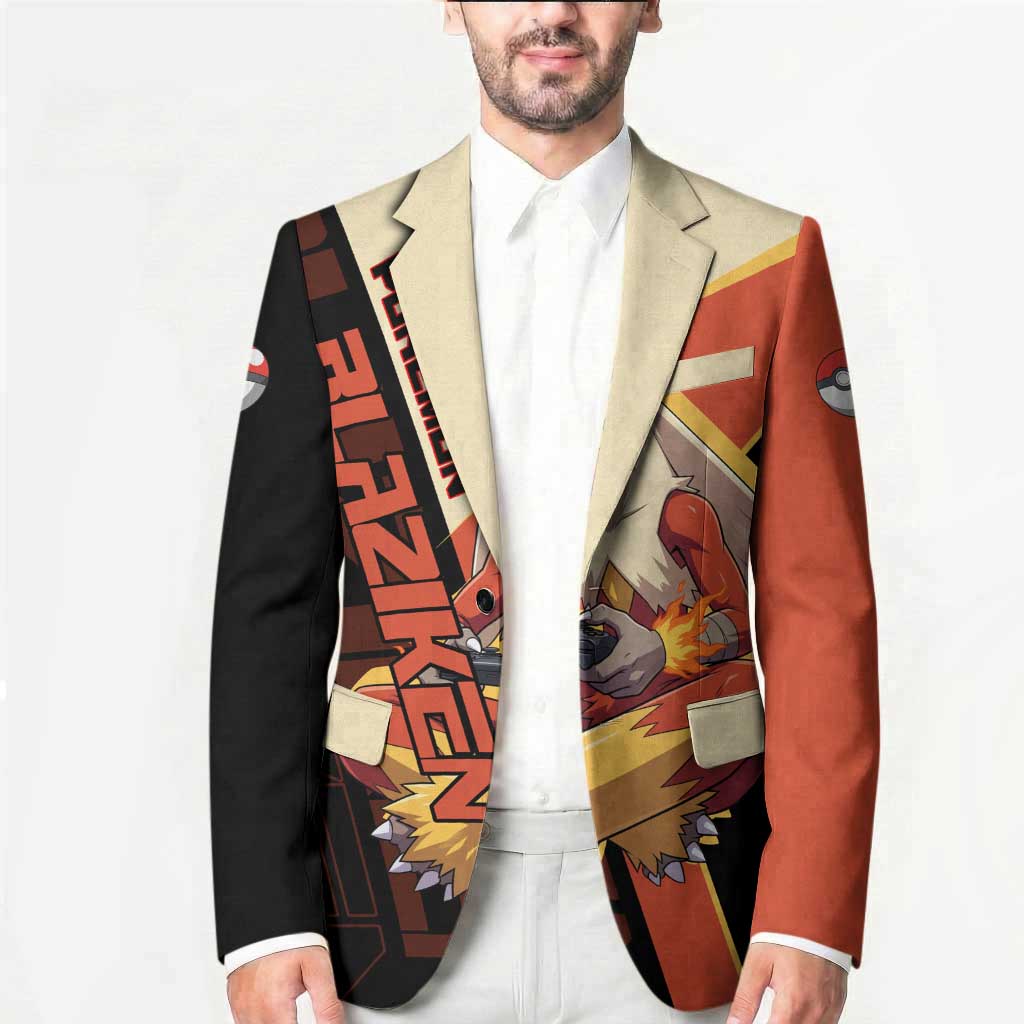 Blaziken Poké Blazer Retro Anime Vector Style