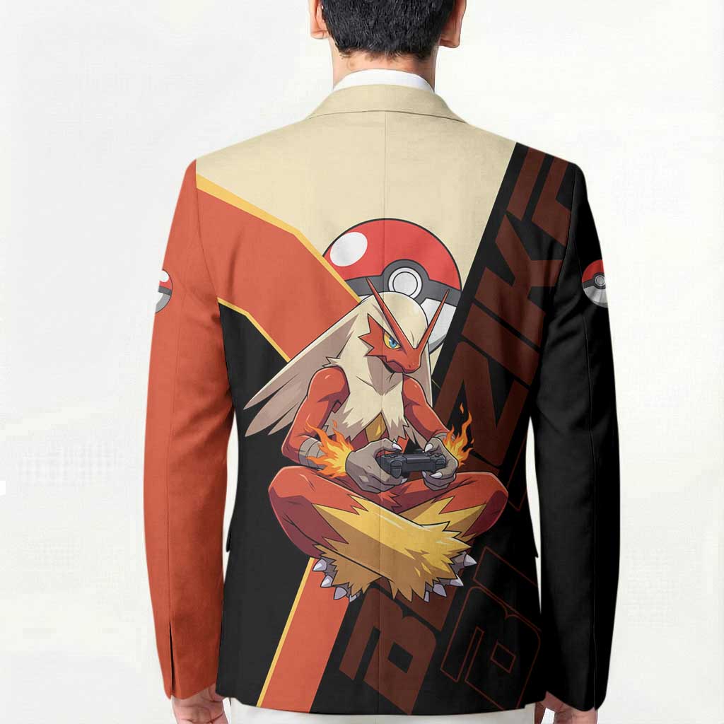 Blaziken Poké Blazer Retro Anime Vector Style