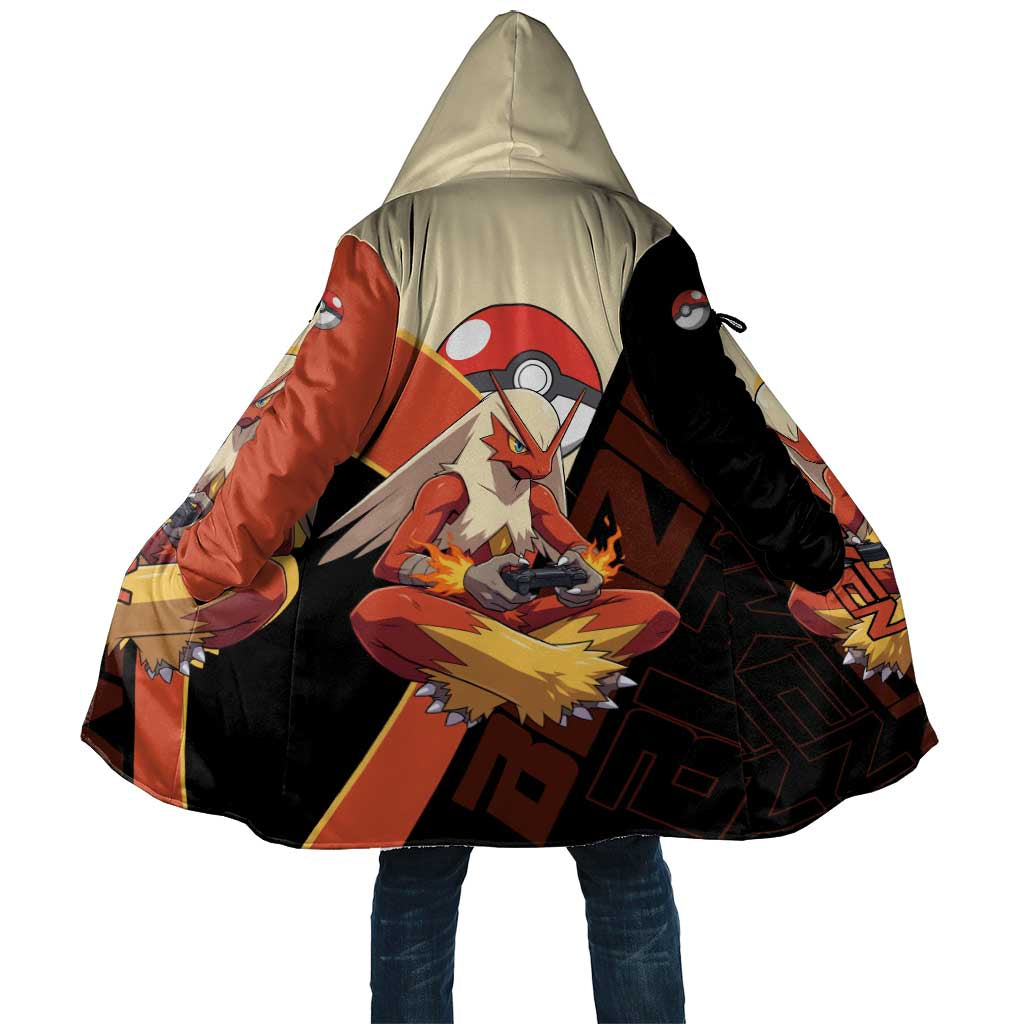 Blaziken Poké Cloak Retro Anime Vector Style