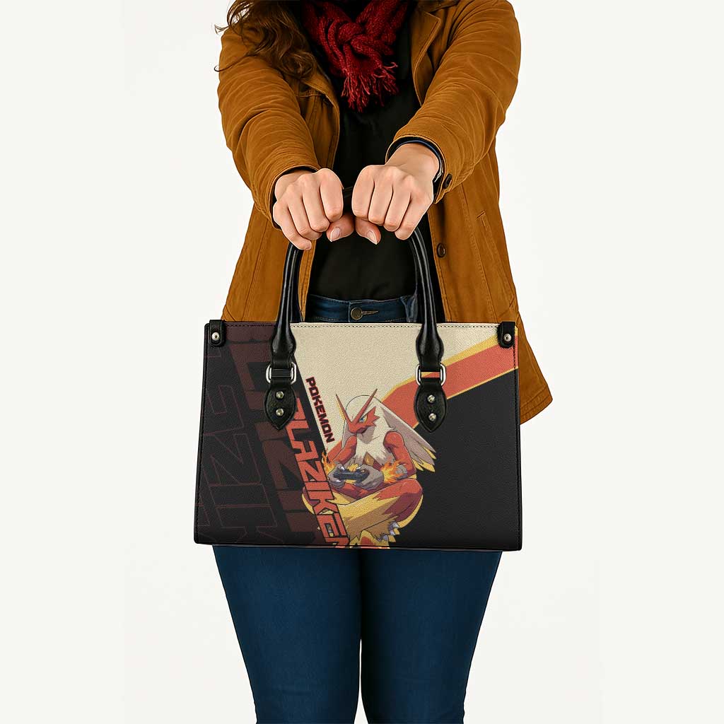 Blaziken Poké Leather Bag Retro Anime Vector Style