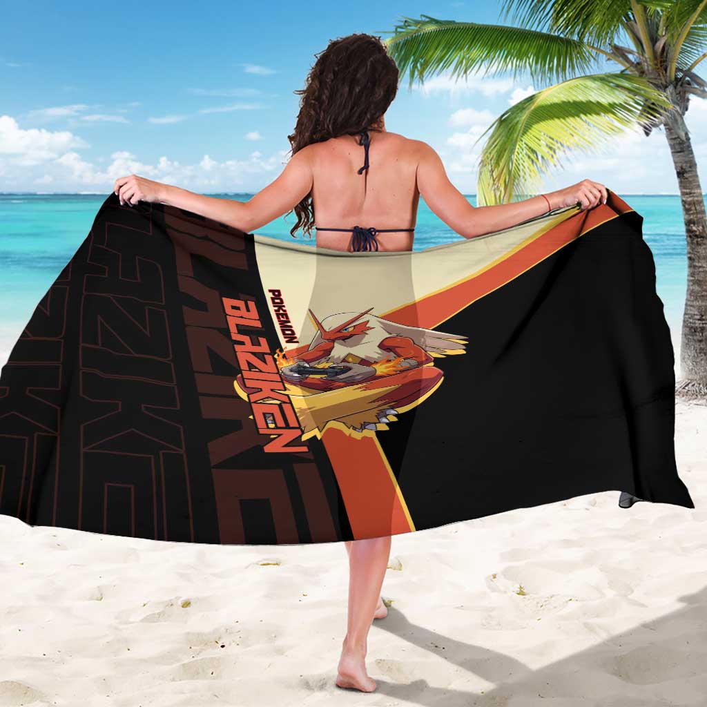 Blaziken Poké Sarong Retro Anime Vector Style