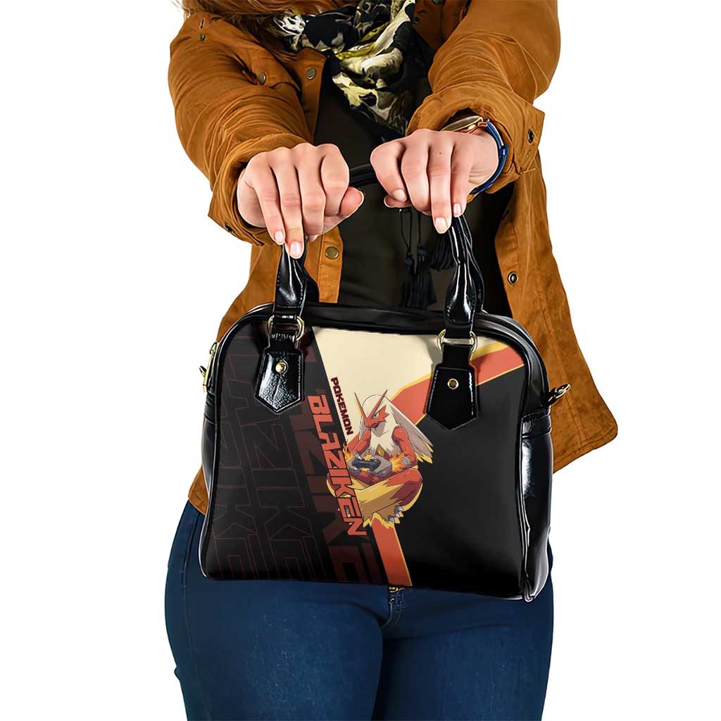 Blaziken Poké Shoulder Handbag Retro Anime Vector Style