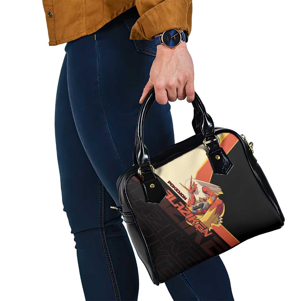 Blaziken Poké Shoulder Handbag Retro Anime Vector Style