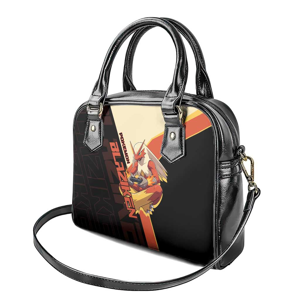 Blaziken Poké Shoulder Handbag Retro Anime Vector Style