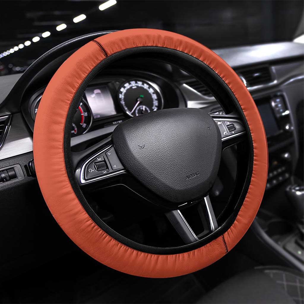 Blaziken Poké Steering Wheel Cover Retro Anime Vector Style