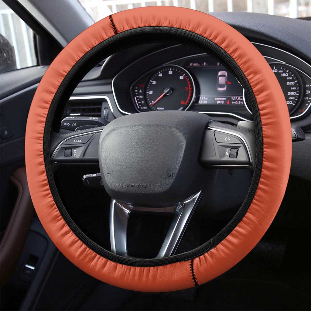 Blaziken Poké Steering Wheel Cover Retro Anime Vector Style