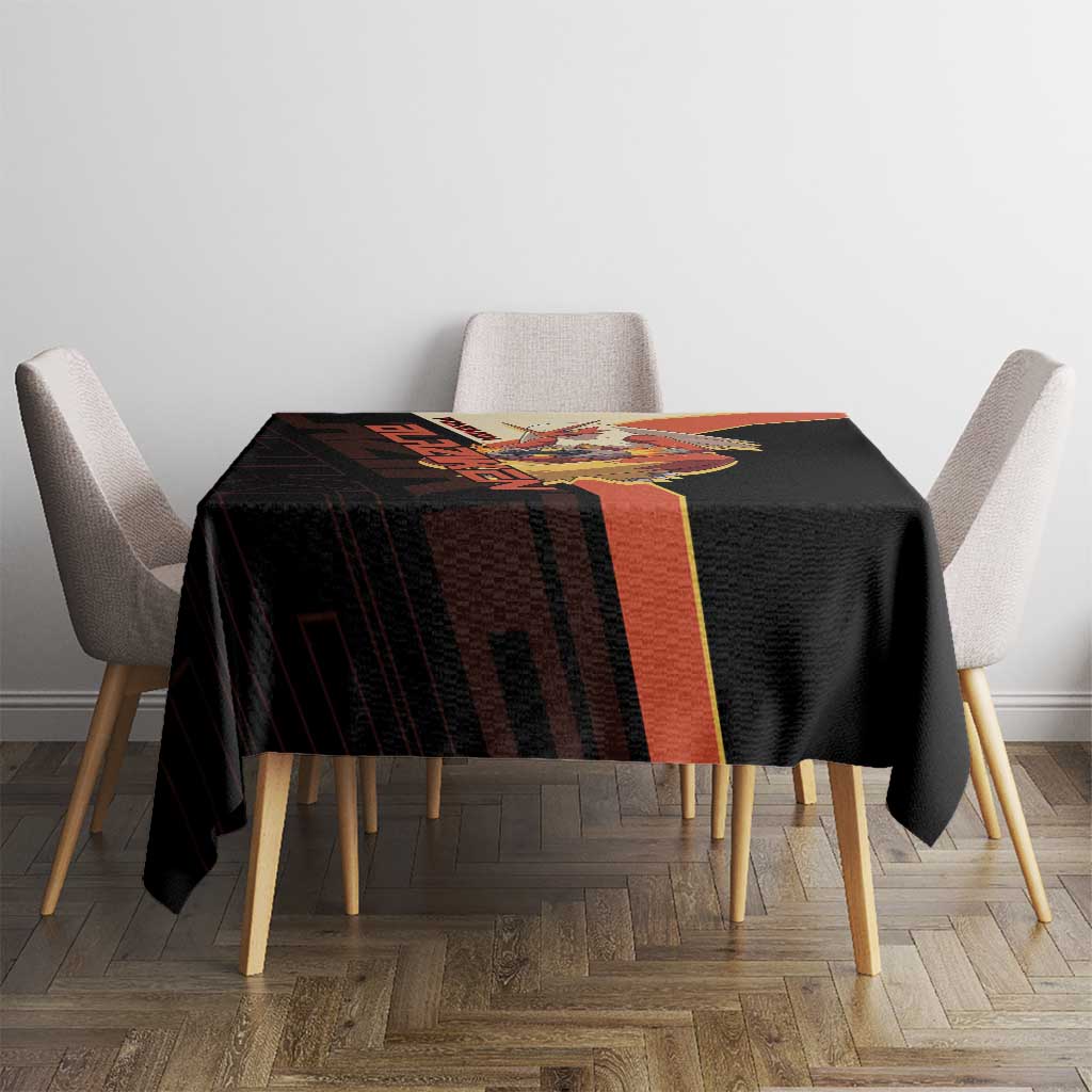Blaziken Poké Tablecloth Retro Anime Vector Style