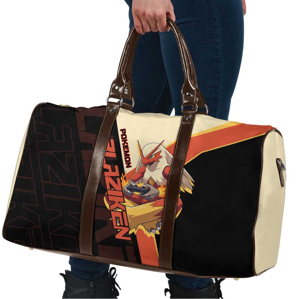 Blaziken Poké Travel Bag Retro Anime Vector Style