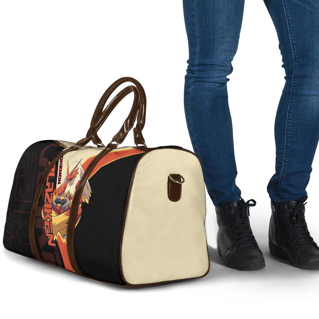 Blaziken Poké Travel Bag Retro Anime Vector Style