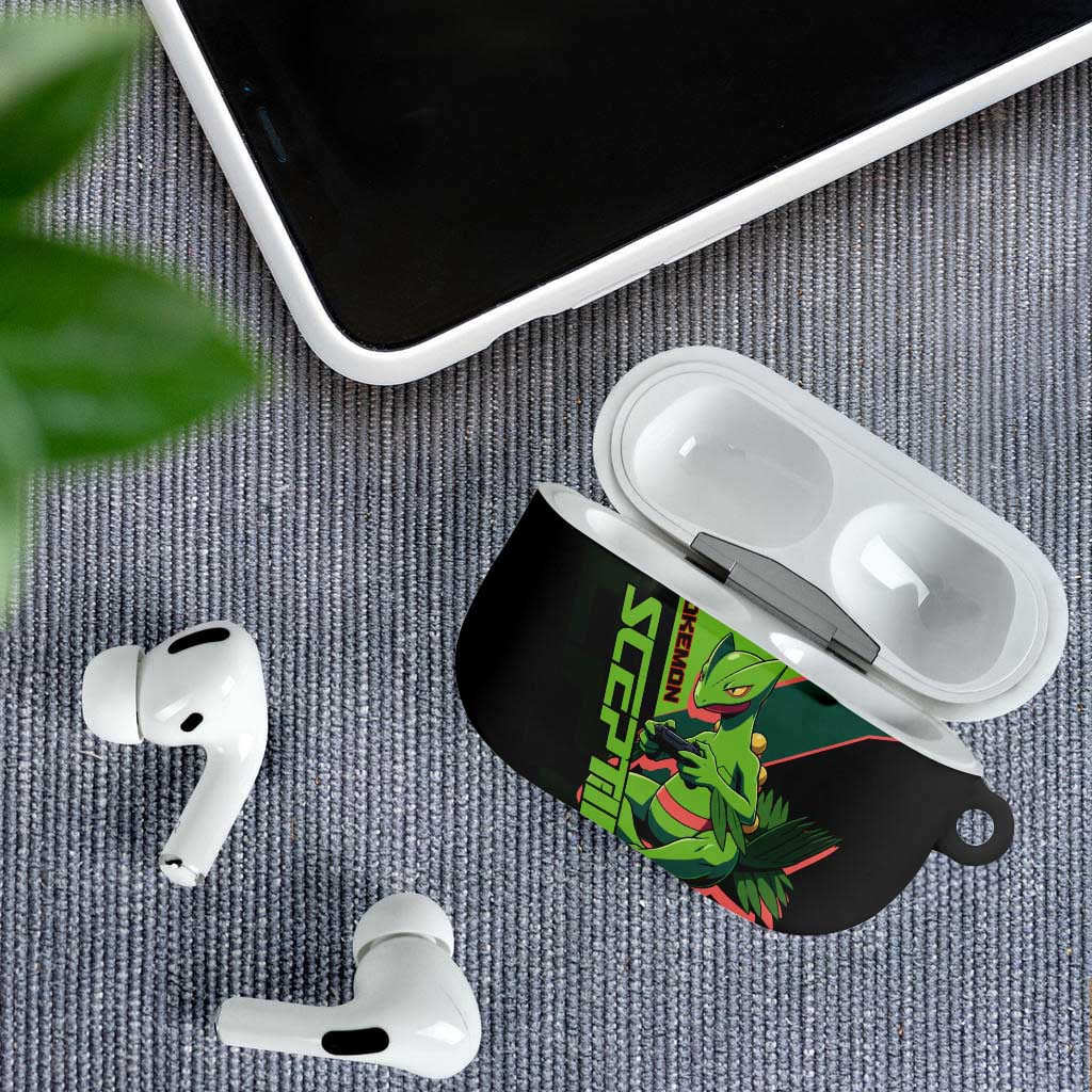 Sceptile Poké AirPods Case Neon Retro Anime Style