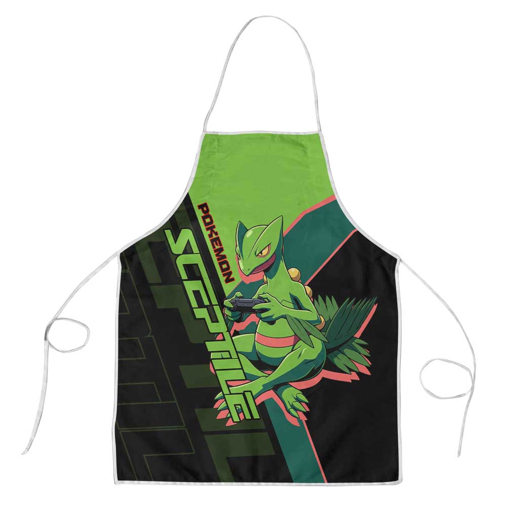 Sceptile Poké Apron Neon Retro Anime Style