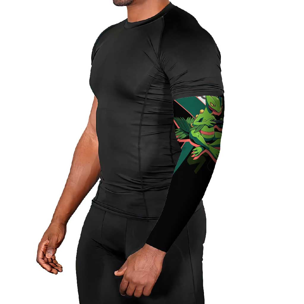 Sceptile Poké Arm Sleeves Neon Retro Anime Style