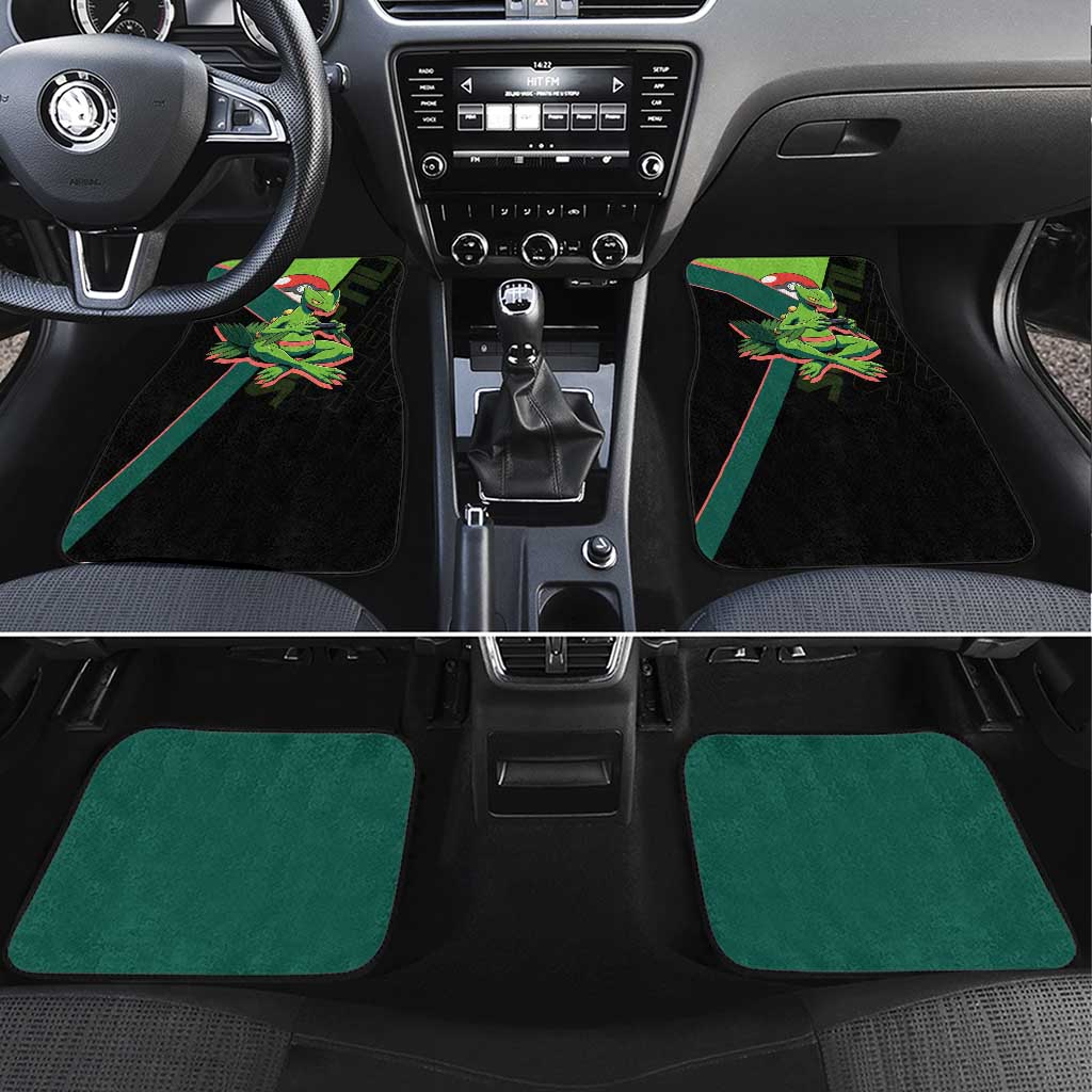 Sceptile Poké Car Mats Neon Retro Anime Style
