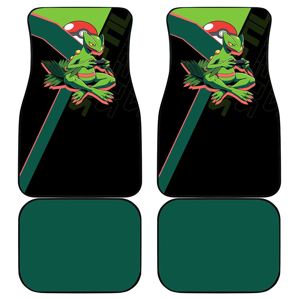 Sceptile Poké Car Mats Neon Retro Anime Style