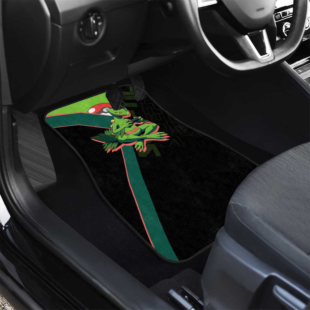 Sceptile Poké Car Mats Neon Retro Anime Style