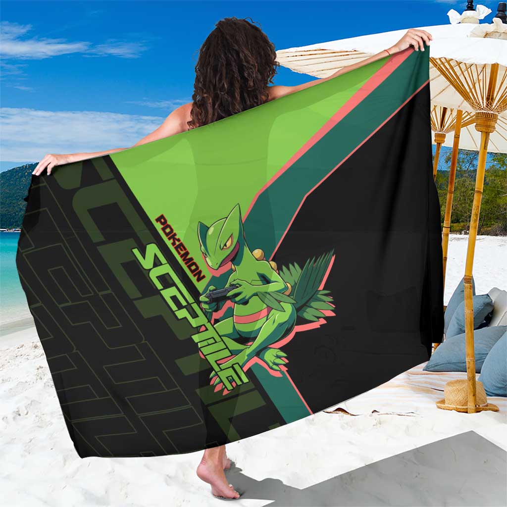 Sceptile Poké Sarong Neon Retro Anime Style