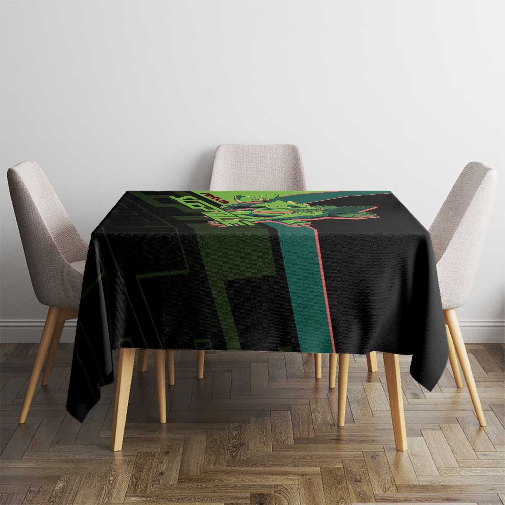 Sceptile Poké Tablecloth Neon Retro Anime Style