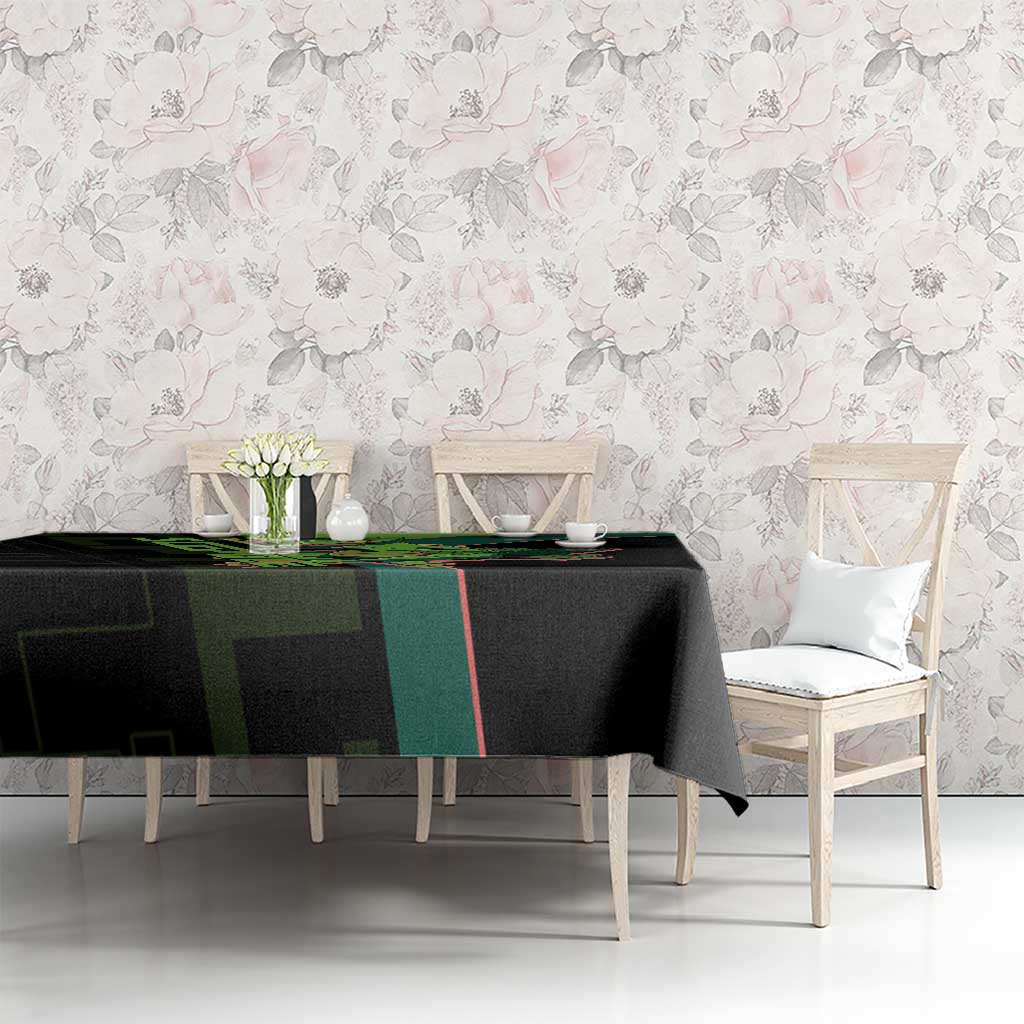 Sceptile Poké Tablecloth Neon Retro Anime Style