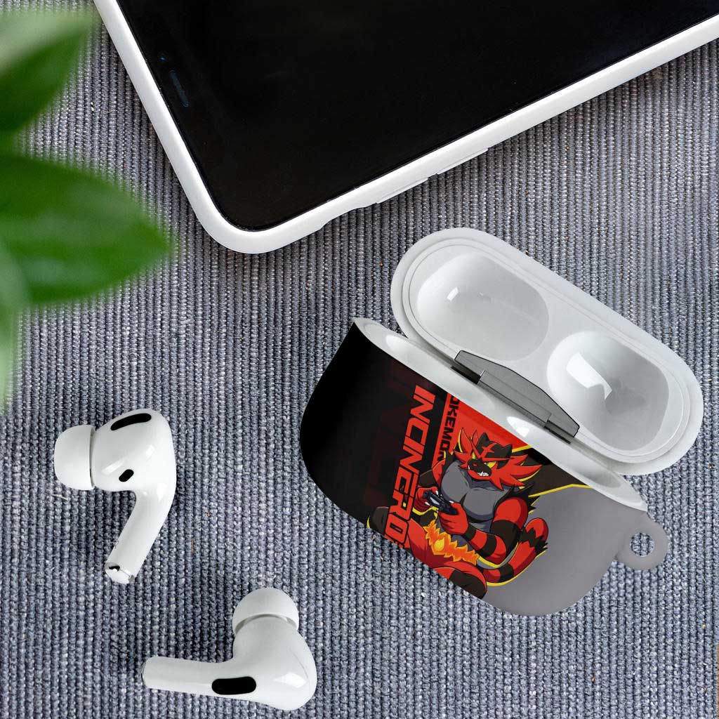 Incineroar Poké AirPods Case Bold Retro Anime Style