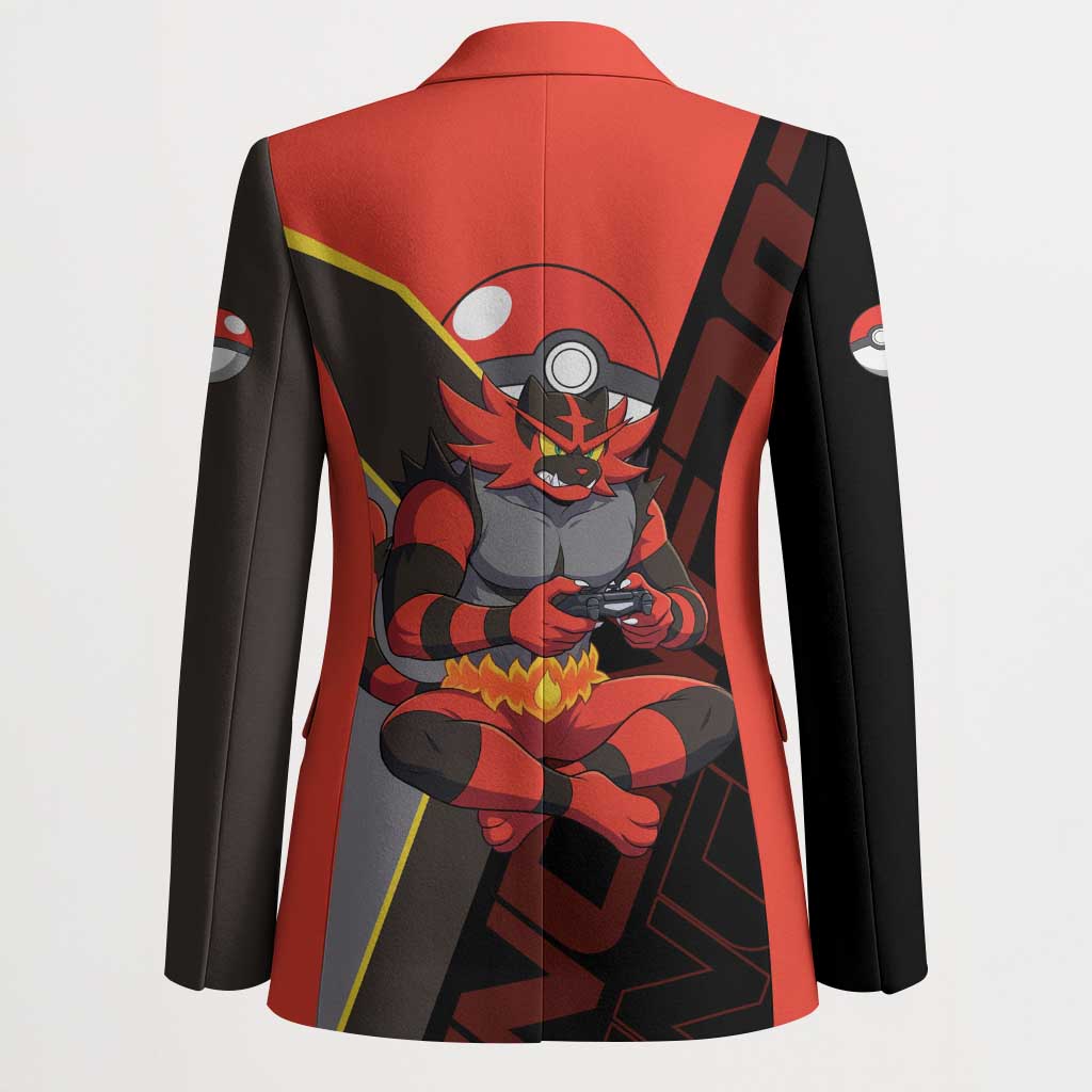 Incineroar Poké Blazer Bold Retro Anime Style