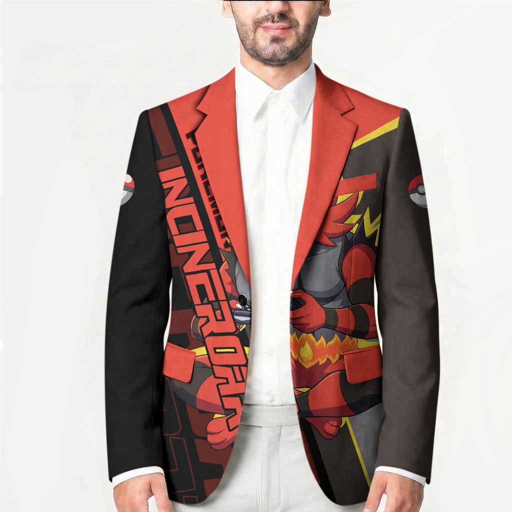 Incineroar Poké Blazer Bold Retro Anime Style
