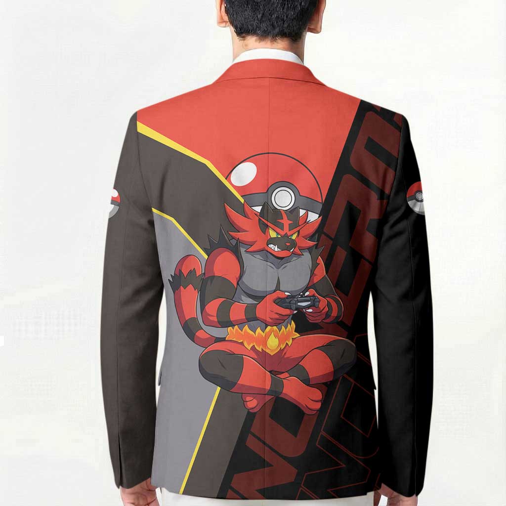 Incineroar Poké Blazer Bold Retro Anime Style