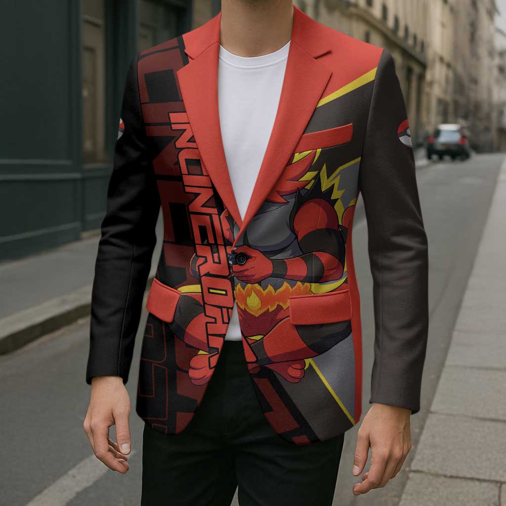 Incineroar Poké Blazer Bold Retro Anime Style