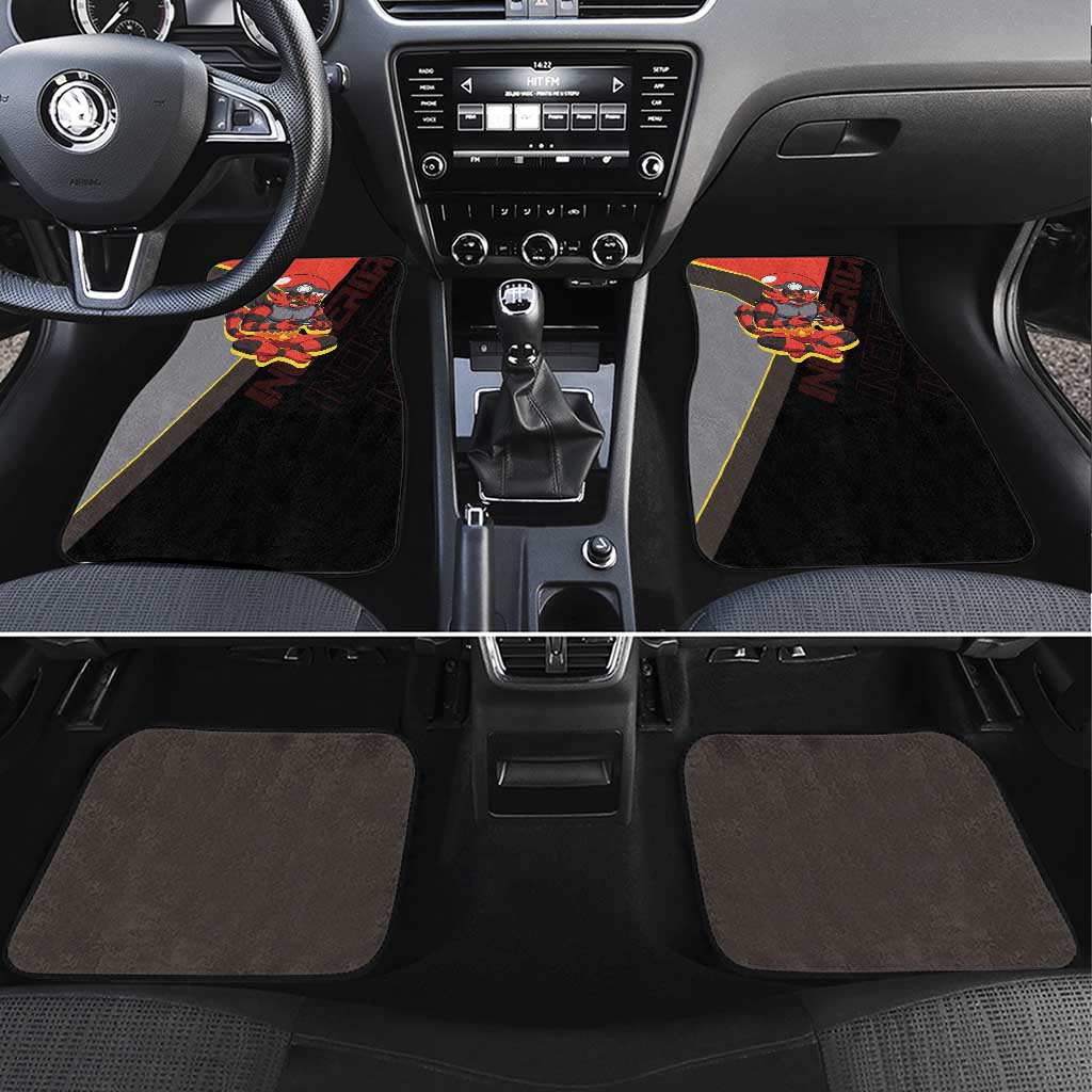 Incineroar Poké Car Mats Bold Retro Anime Style