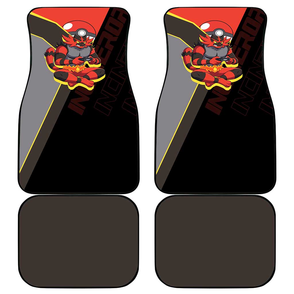 Incineroar Poké Car Mats Bold Retro Anime Style