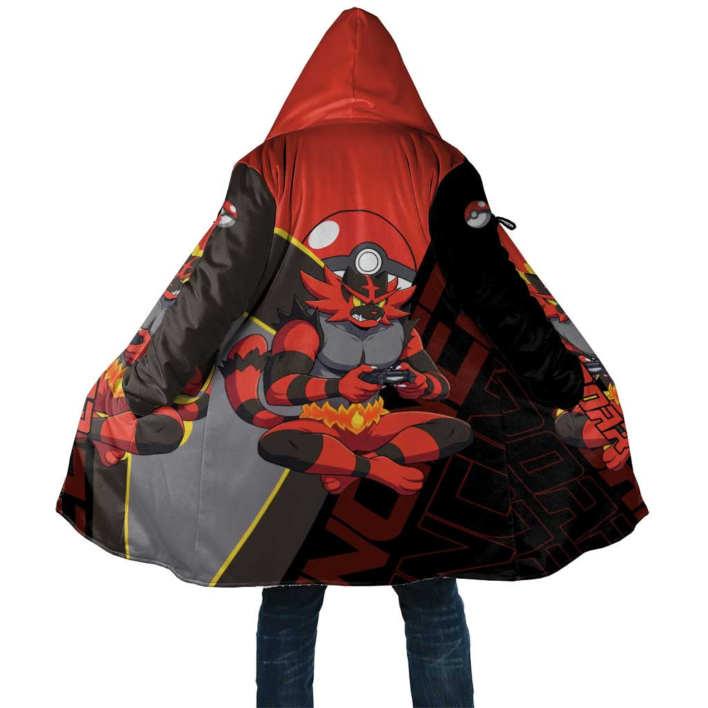 Incineroar Poké Cloak Bold Retro Anime Style