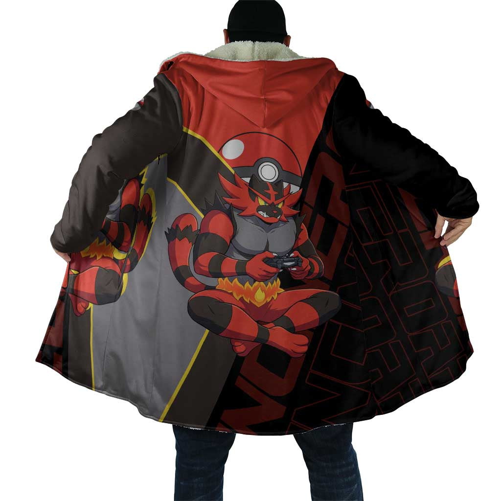 Incineroar Poké Cloak Bold Retro Anime Style