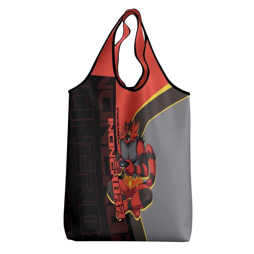 Incineroar Poké Grocery Bag Bold Retro Anime Style