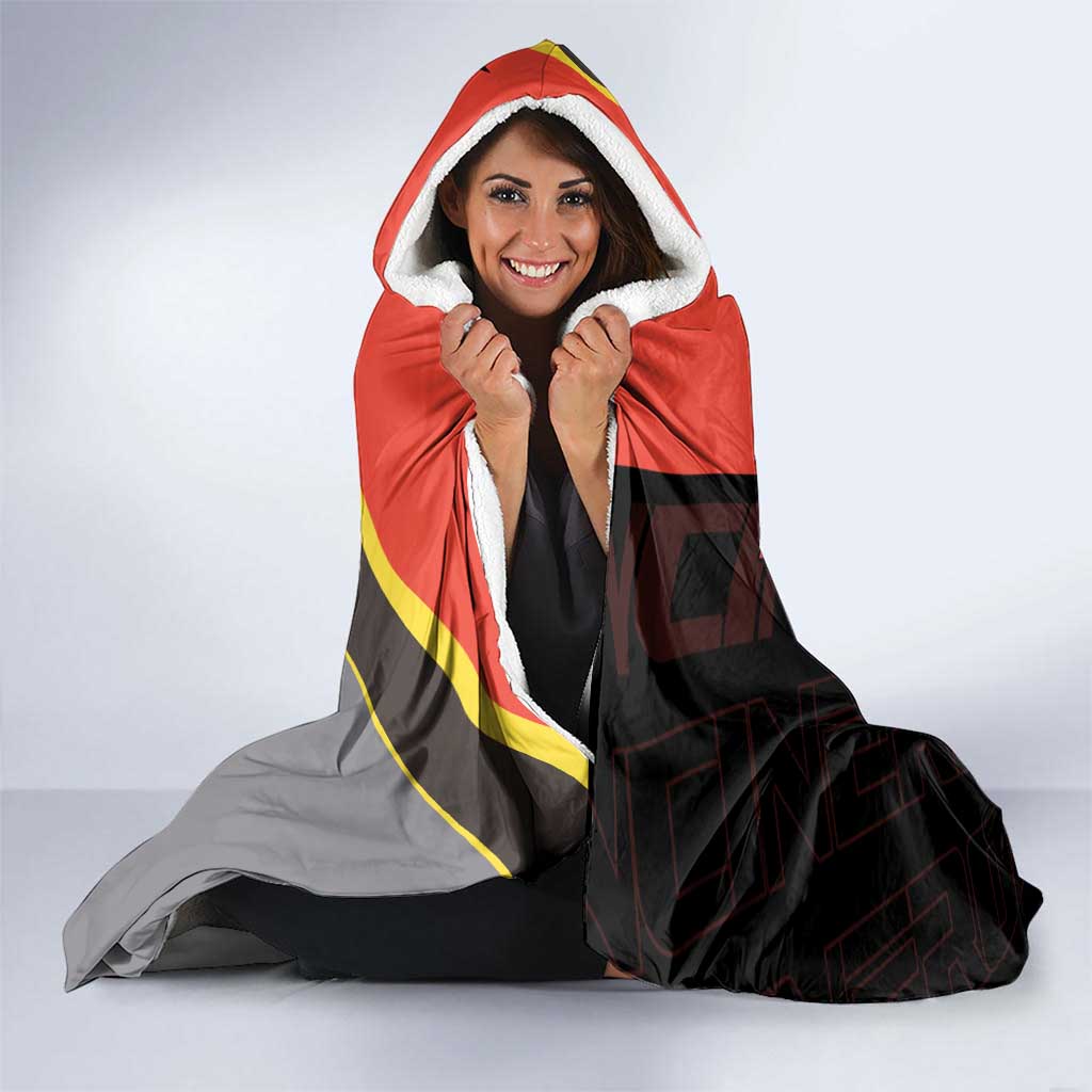 Incineroar Poké Hooded Blanket Bold Retro Anime Style