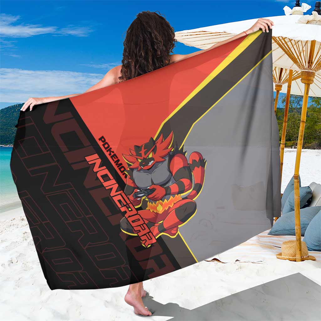 Incineroar Poké Sarong Bold Retro Anime Style