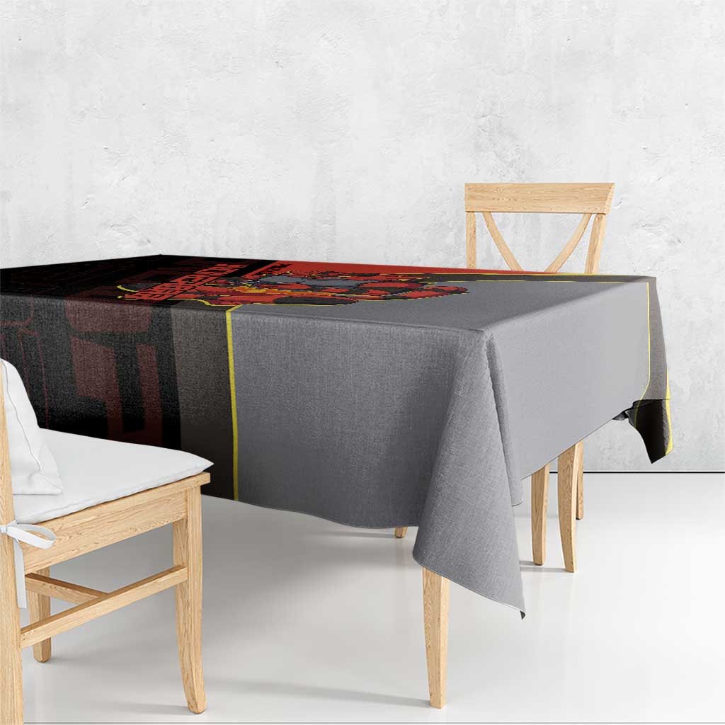Incineroar Poké Tablecloth Bold Retro Anime Style