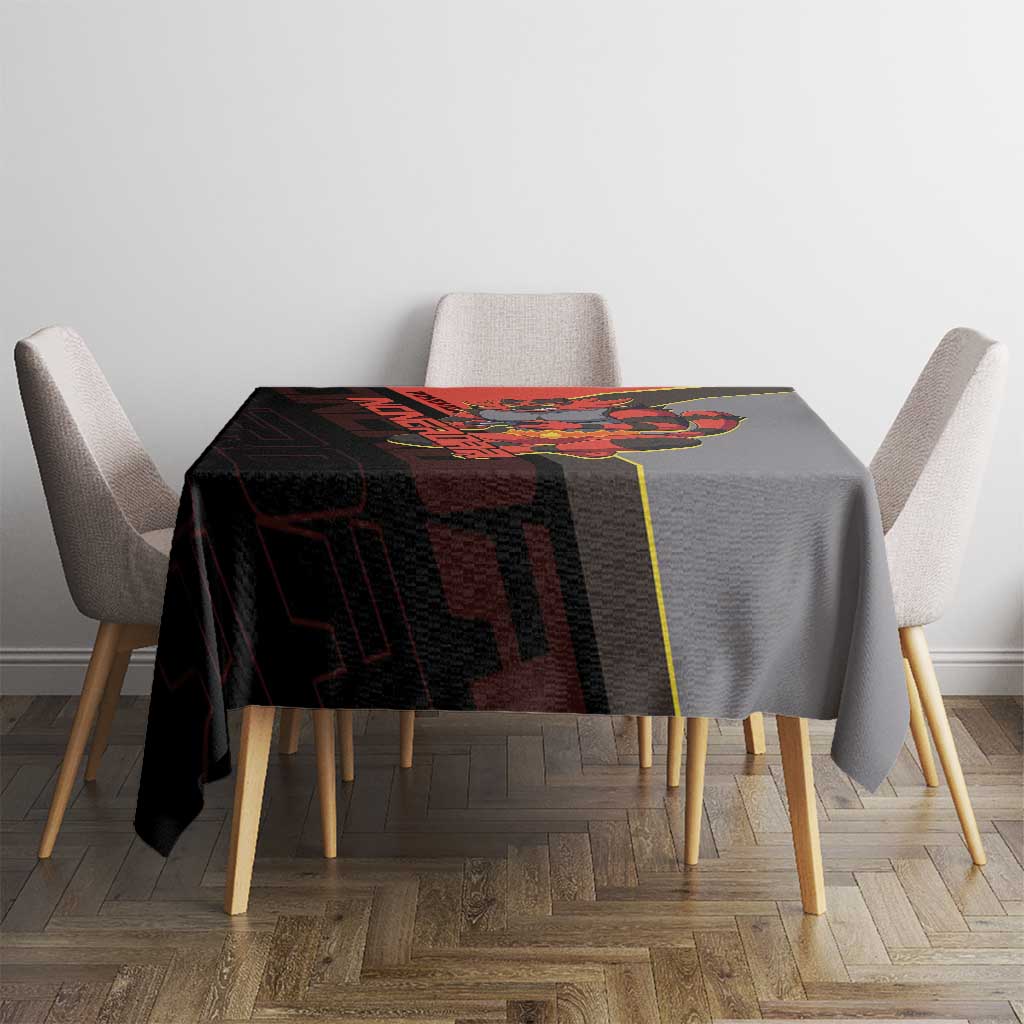 Incineroar Poké Tablecloth Bold Retro Anime Style