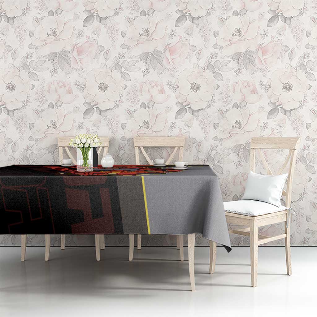 Incineroar Poké Tablecloth Bold Retro Anime Style