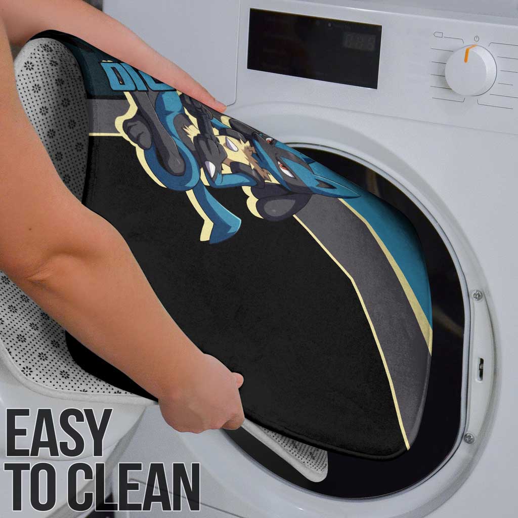 Lucario Poké Bathroom Set Edgy Retro Anime Style