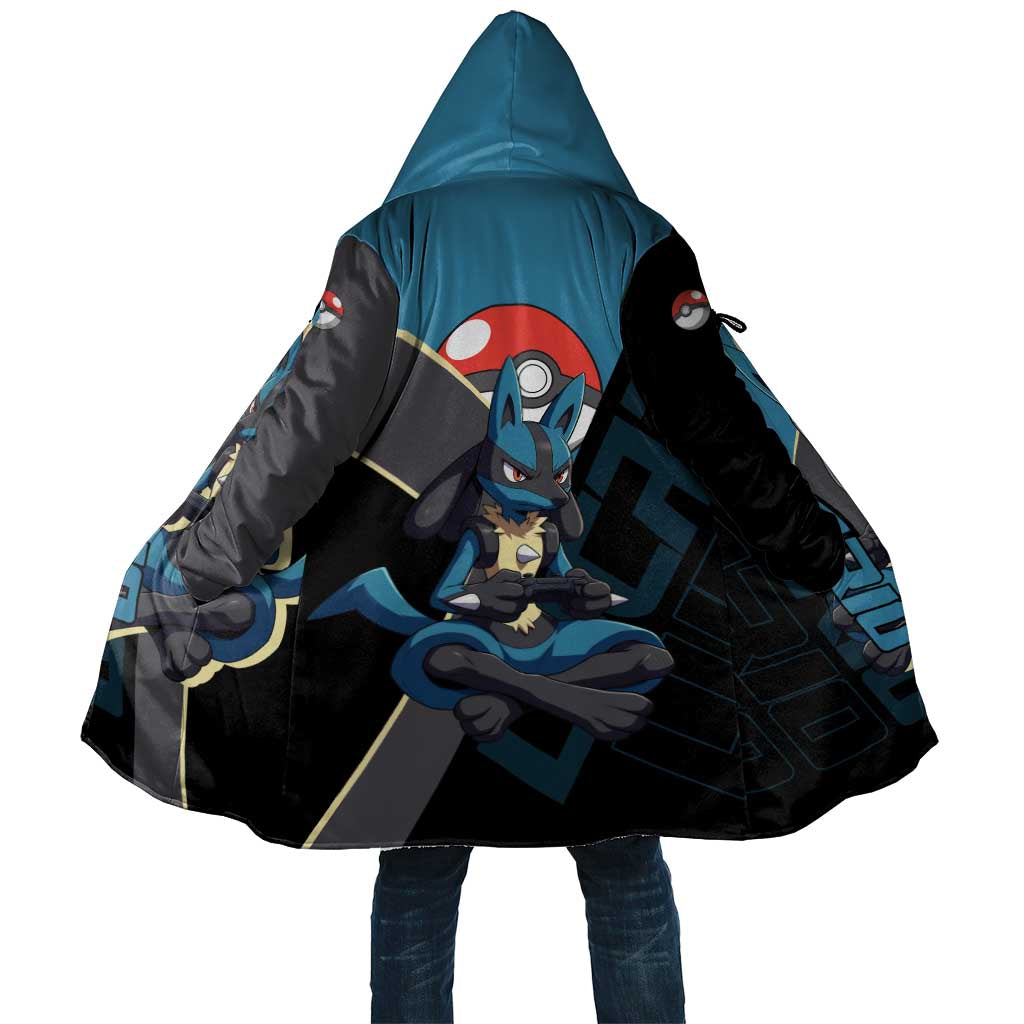 Lucario Poké Cloak Edgy Retro Anime Style
