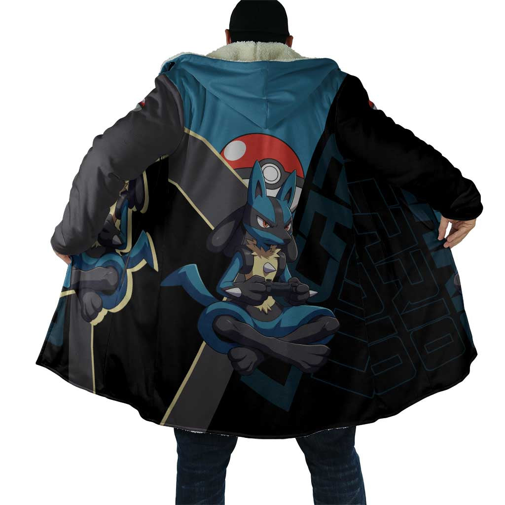 Lucario Poké Cloak Edgy Retro Anime Style