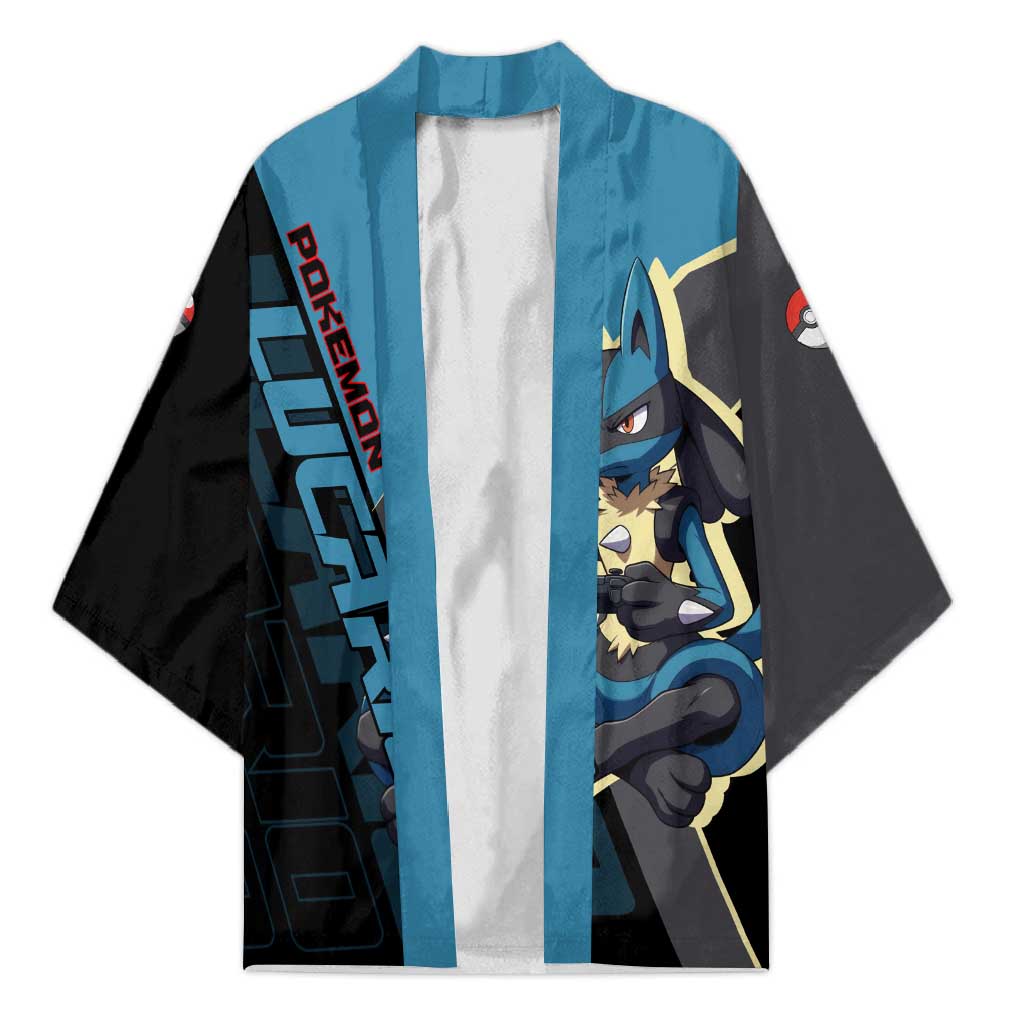 Lucario Poké Kimono Edgy Retro Anime Style