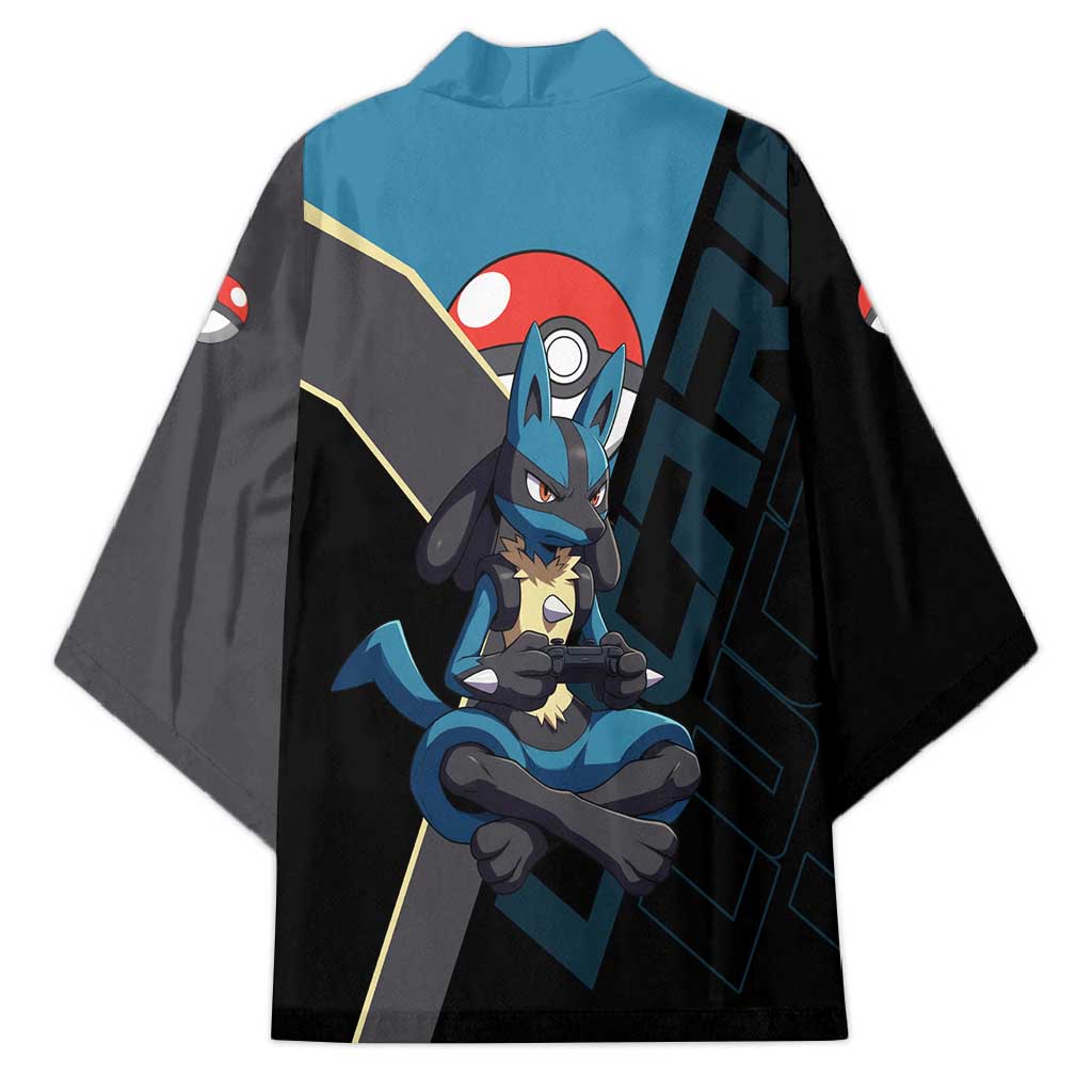 Lucario Poké Kimono Edgy Retro Anime Style